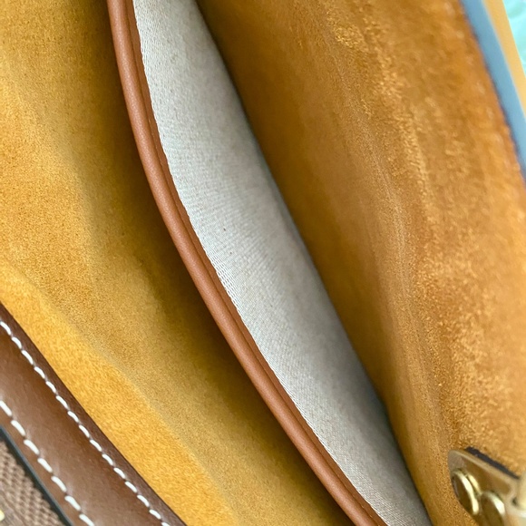 Coach Signature Jacquard Rogue Satchel 0 EUC - Picture 8 of 16